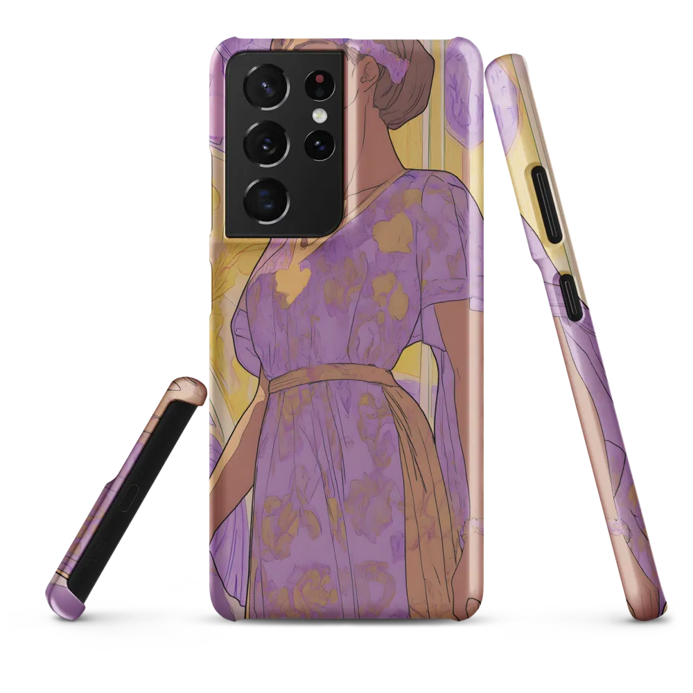 Elegance in Floral Harmony | Phone Case |  S21 Ultra | Snap Case | Matte