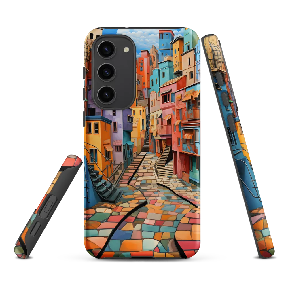 Vibrant Cityscape: A Kaleidoscope of Colors