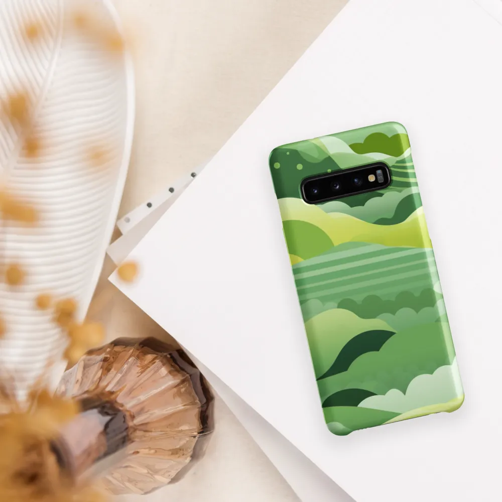 Tranquility in Green Waves
