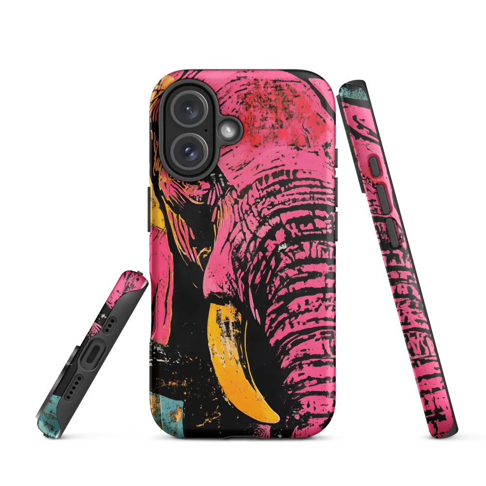 Bold Encounter: The Vibrant Elephant | Phone Case