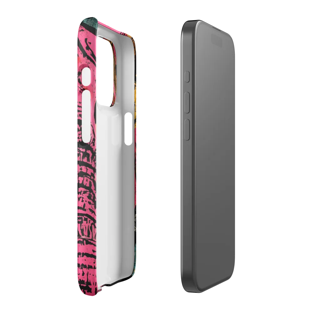 Bold Encounter: The Vibrant Elephant | Phone Case |  15 Pro | Snap Case | Matte