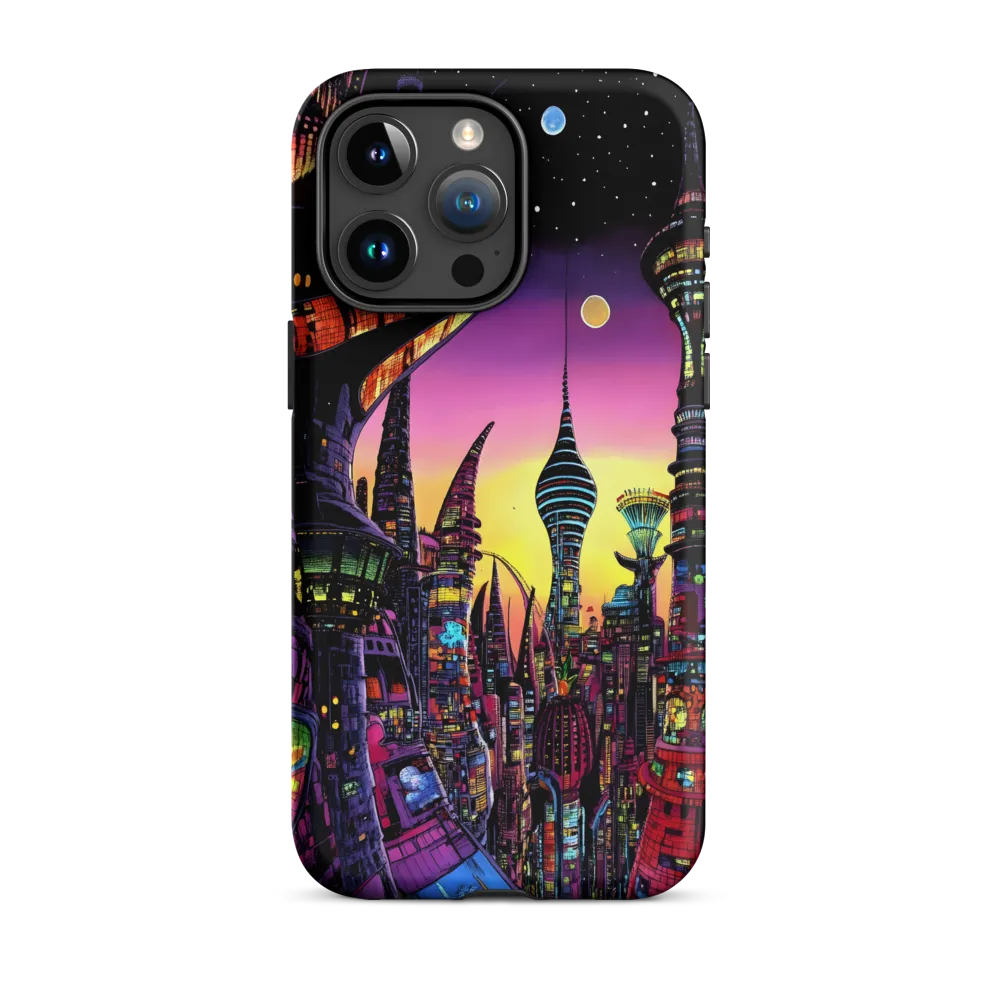 Futuristic Cityscape at Dusk