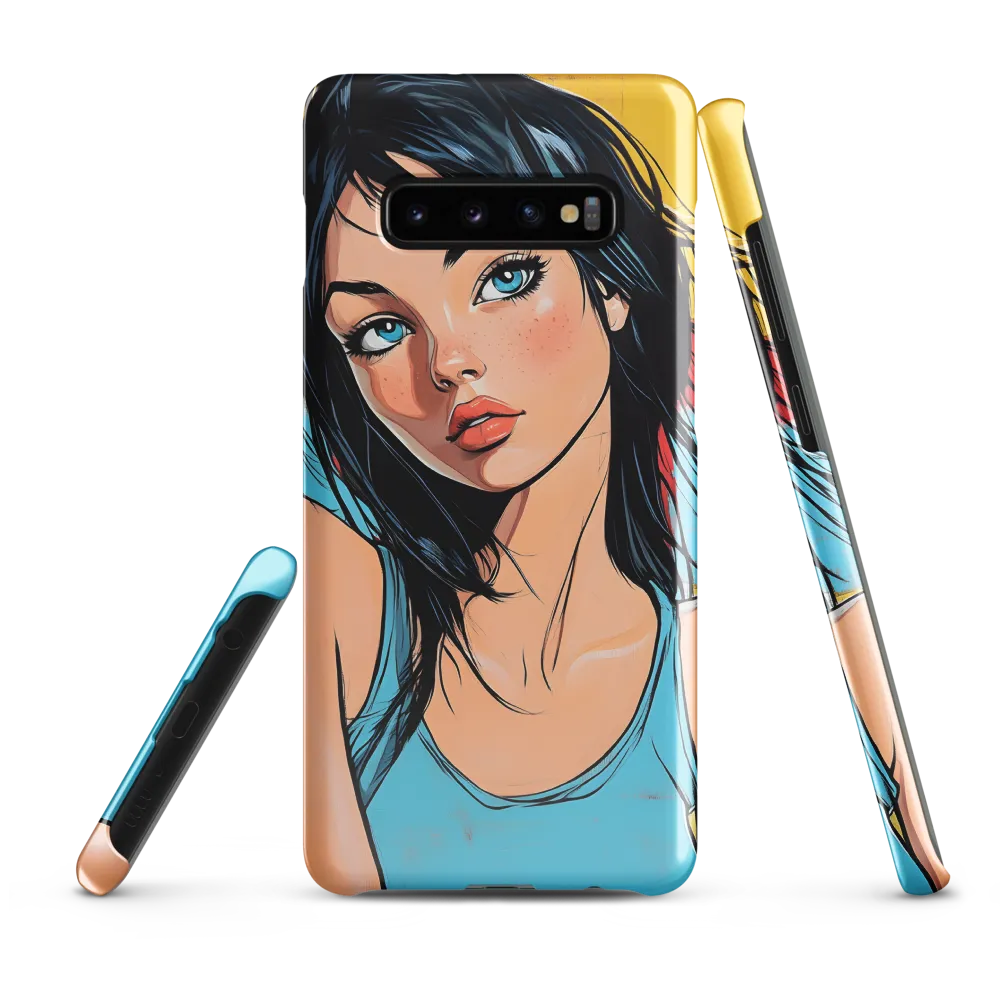 Vibrant Portrait of Modern Youth | Phone Case |  S10 Plus | Snap Case | Glossy