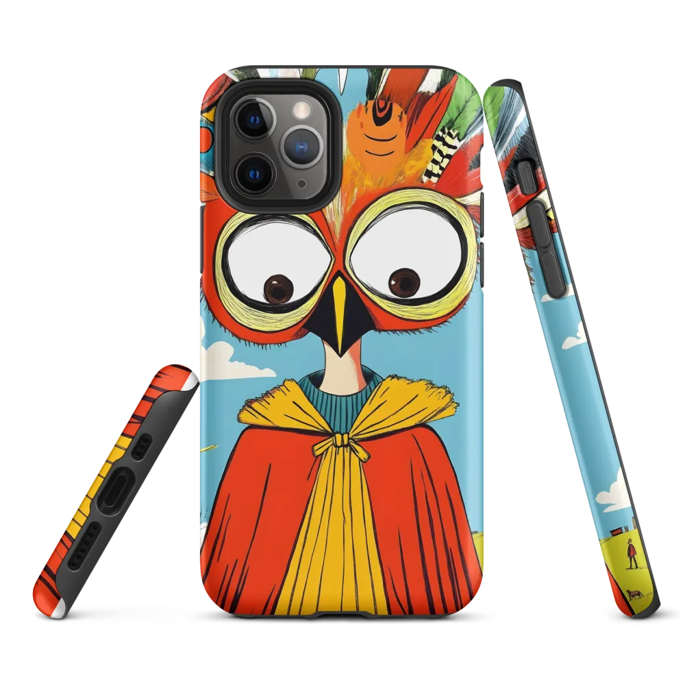 A Whimsical Encounter: The Owl-Human Fusion
