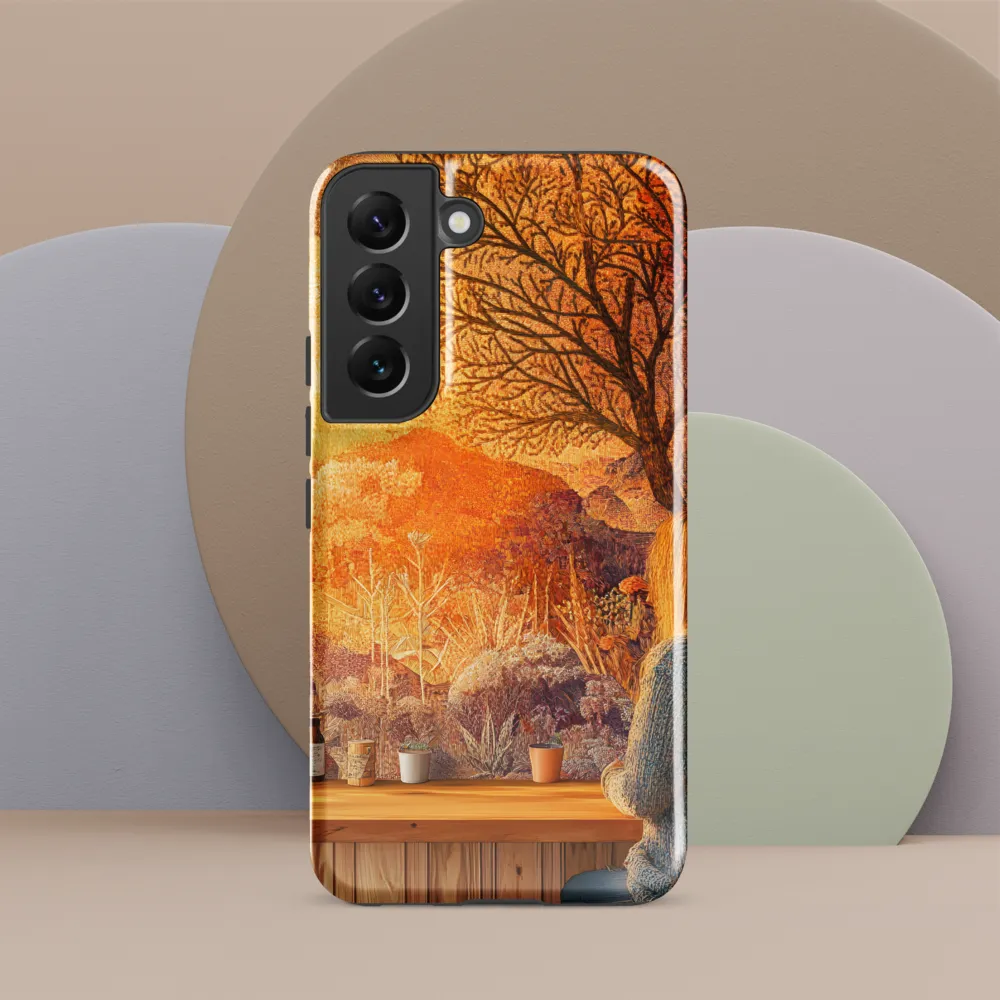 Whispers of a Golden Sunset | Phone Case |  S22 | Tough Case | Glossy