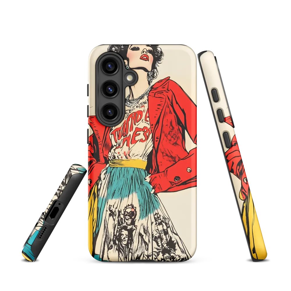Vibrant Elegance: A Pop Art Fashion Statement
