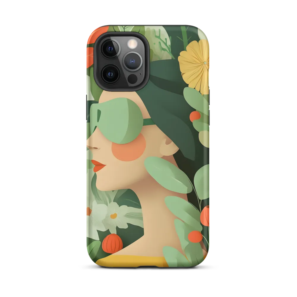 Nature's Serenity: A Modern Portrait | Phone Case |  12 Pro Max | Tough Case | Matte