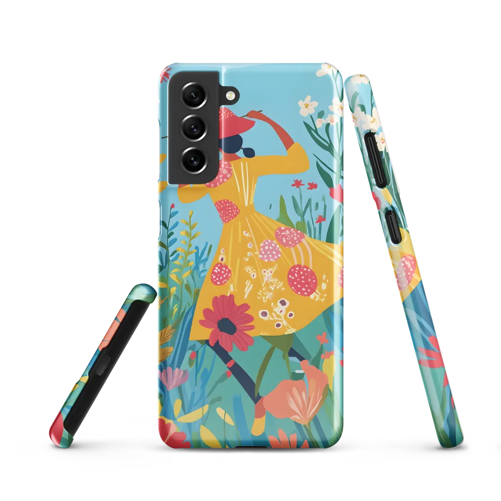 Dancing Among Blossoms | Phone Case |  S21 | Snap Case | Glossy
