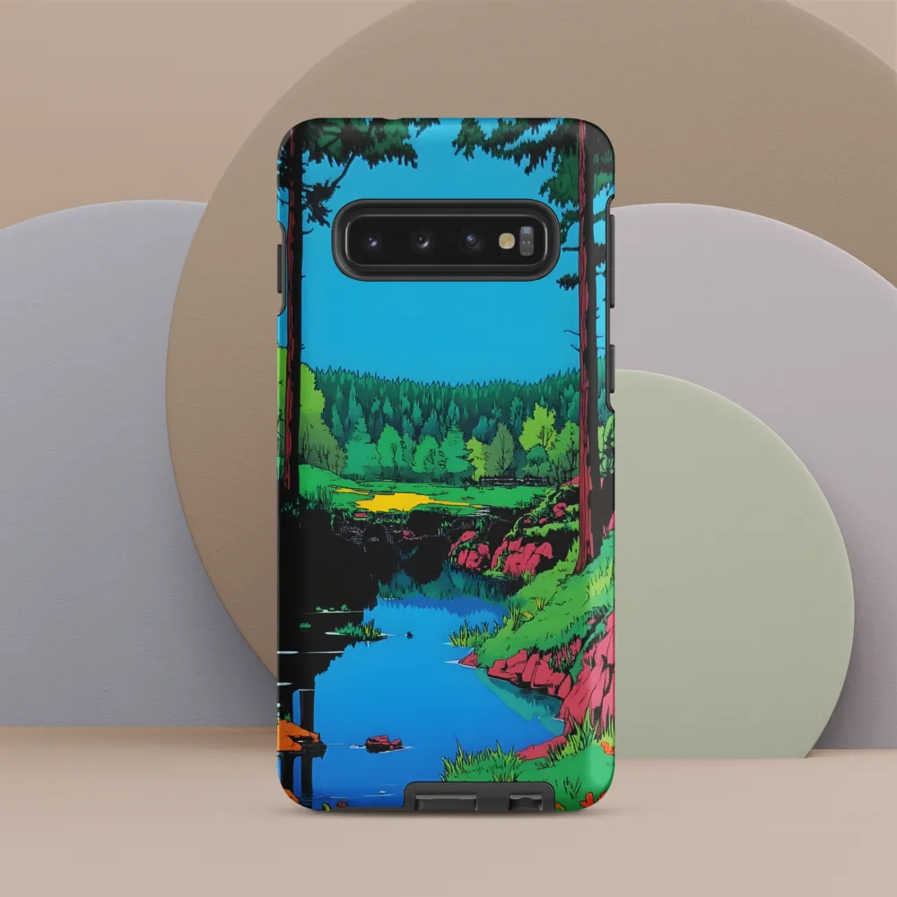Tranquil Reflections: A Vibrant Landscape