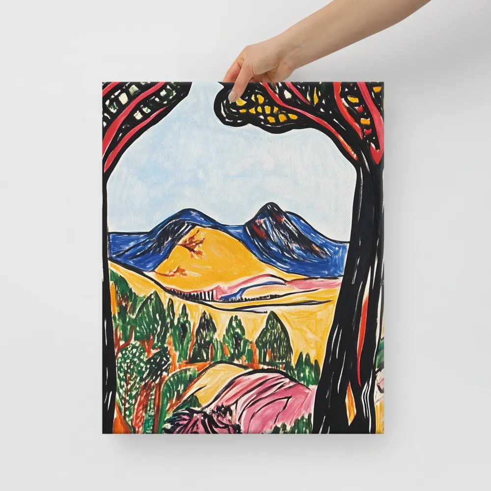 Vibrant Nature's Embrace | Canvas | 16″×20″