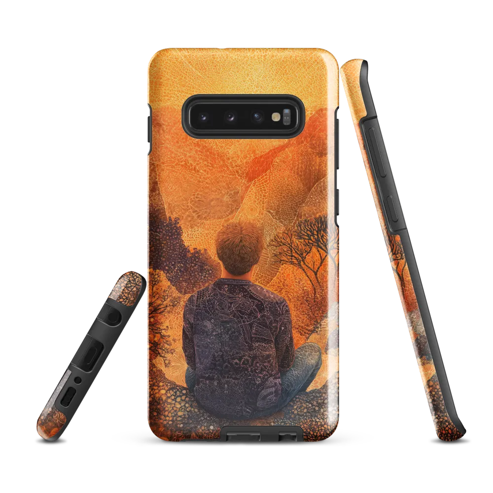 Embracing Nature's Glow | Phone Case |  S10 Plus | Tough Case | Glossy