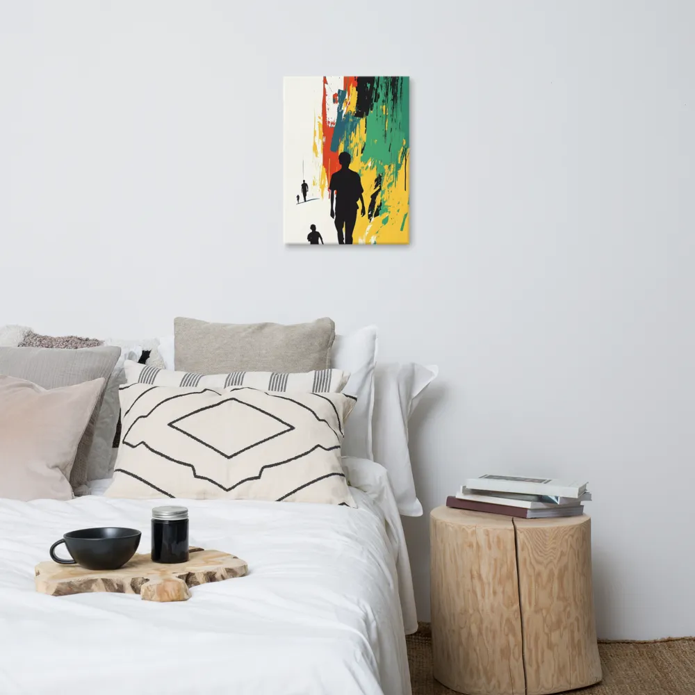 Journey of Silhouettes | Canvas | 18″×24″