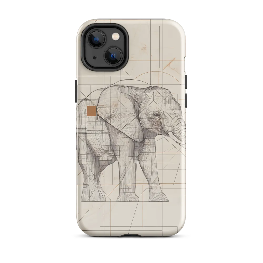 Geometric Elegance: The Steel Elephant