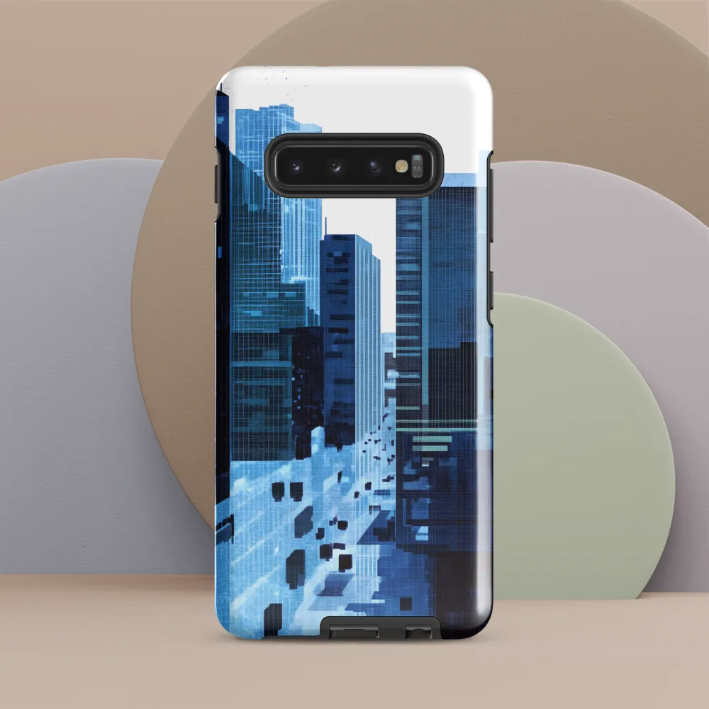 Urban Harmony: A Digital Daydream | Phone Case |  S10 Plus | Tough Case | Glossy