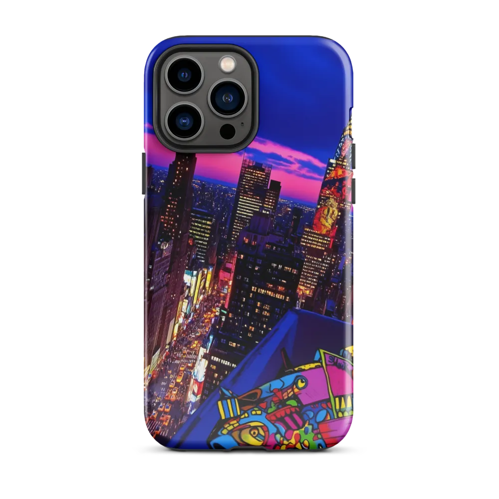 Neon Twilight: A City in Vibrance