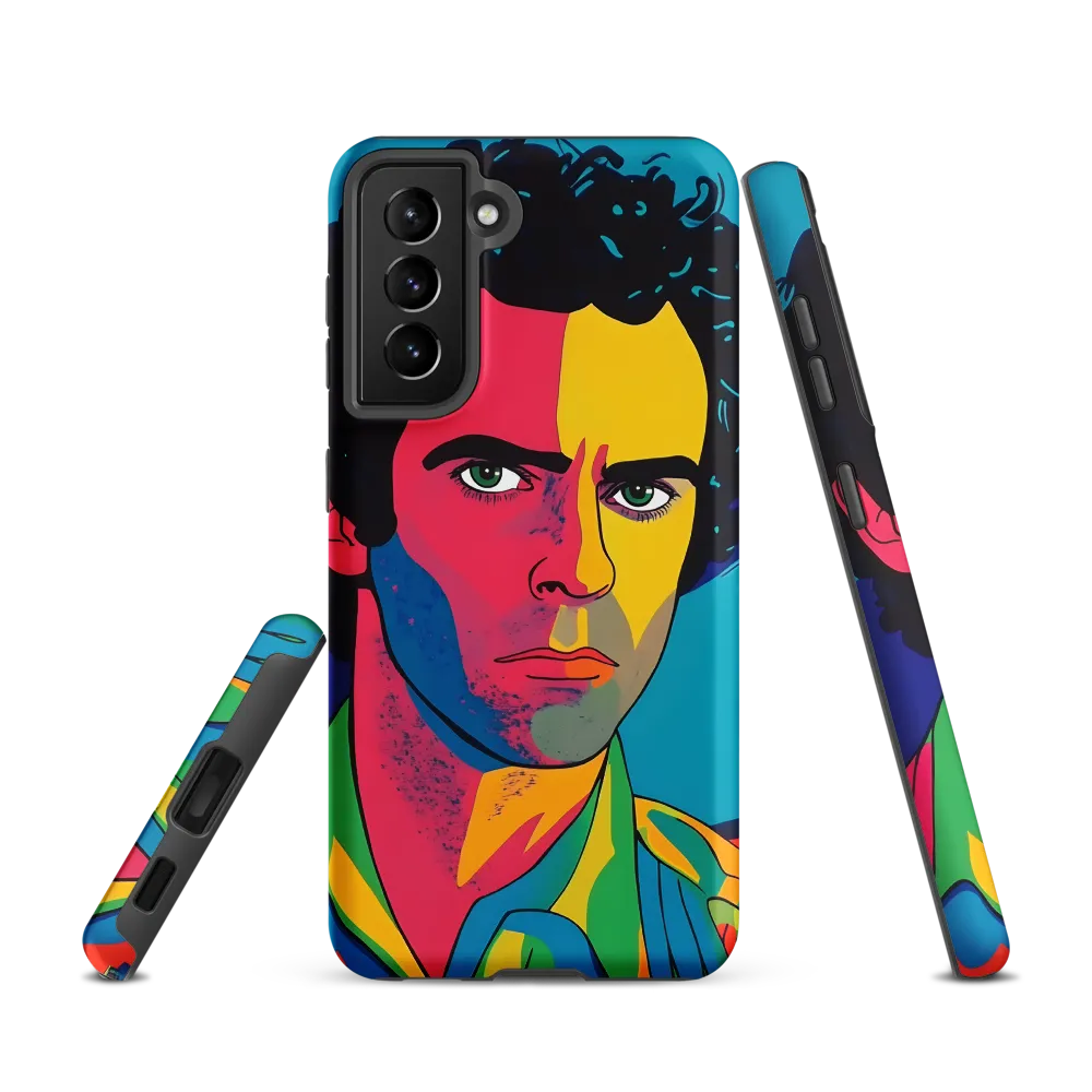 Electric Visage: A Portrait of Vibrance