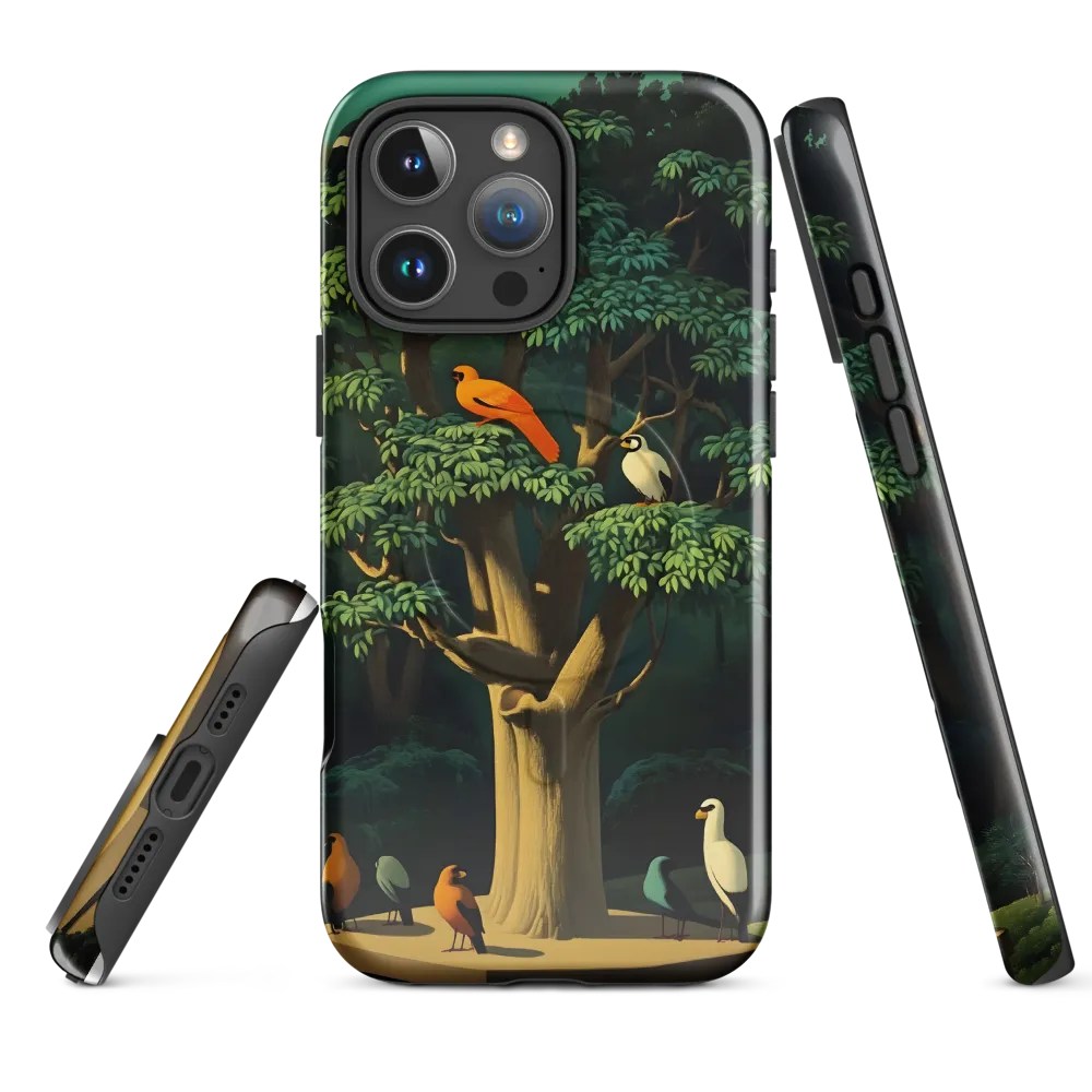 Harmony in Color: A Surreal Bird Symphony