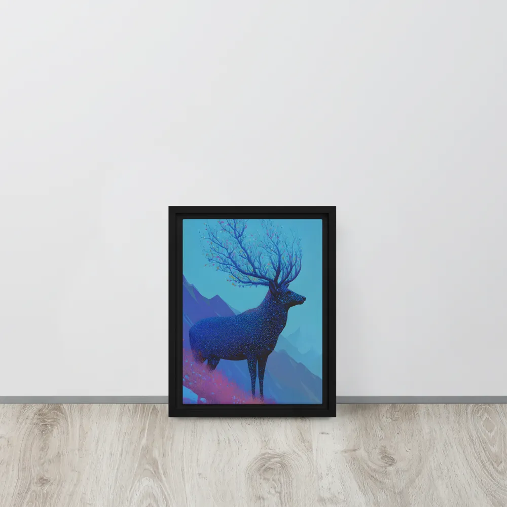 Ethereal Harmony | Canvas with White Frame | 9″×12″