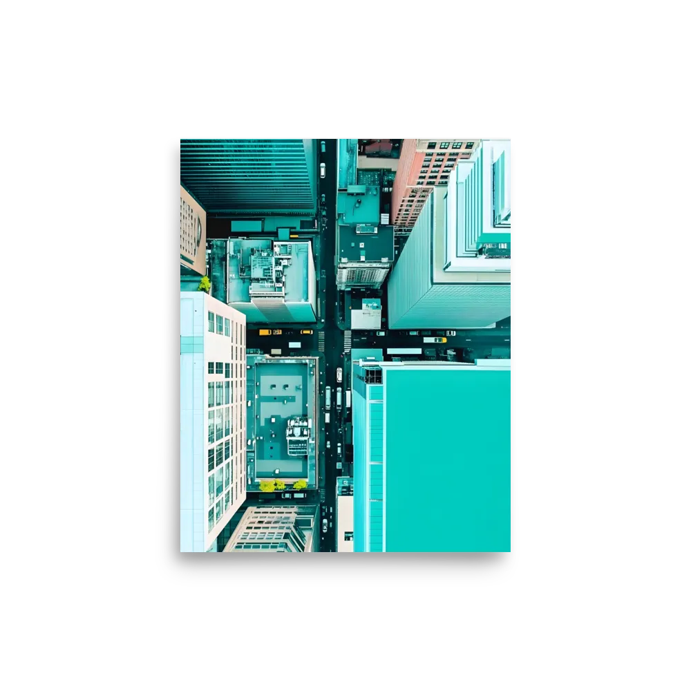 Urban Geometry: Aerial Perspective | Poster | 8″×10″
