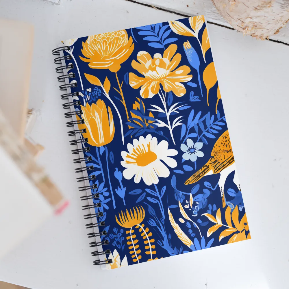 Floral Symphony | Spiral Notebook