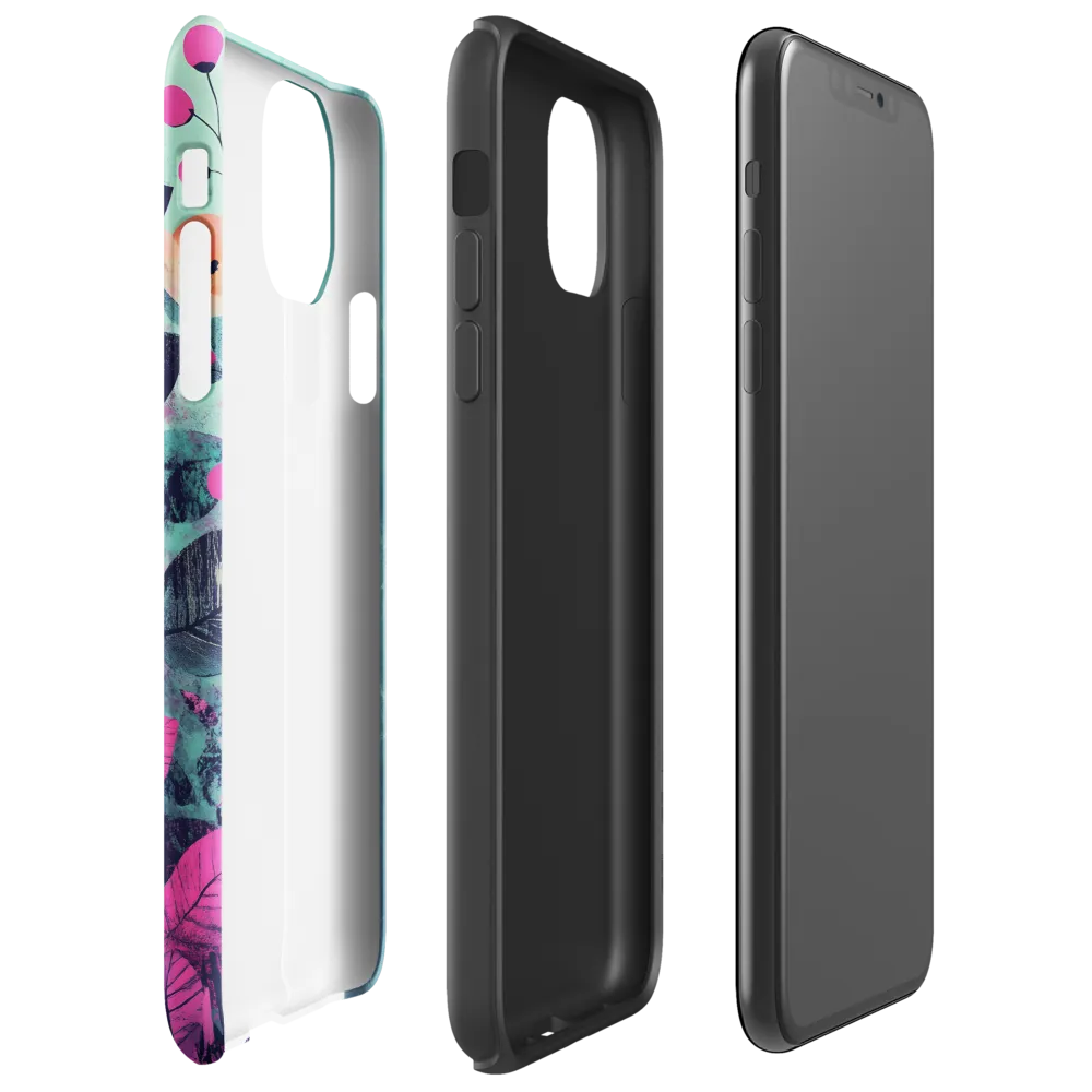 Whimsical Floral Harmony | Phone Case |  11 Pro Max | Tough Case | Glossy