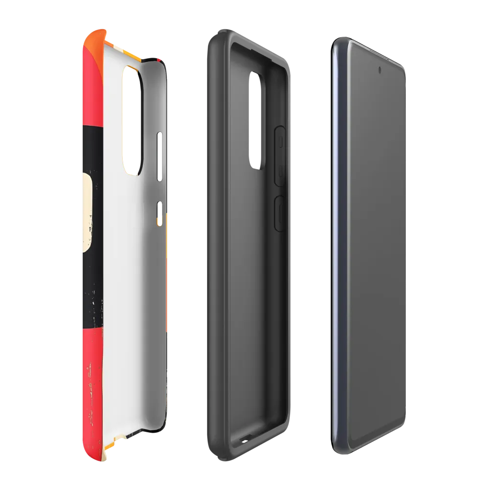Colorful Curves: Numbers in Harmony | Phone Case |  S20 FE | Tough Case | Matte