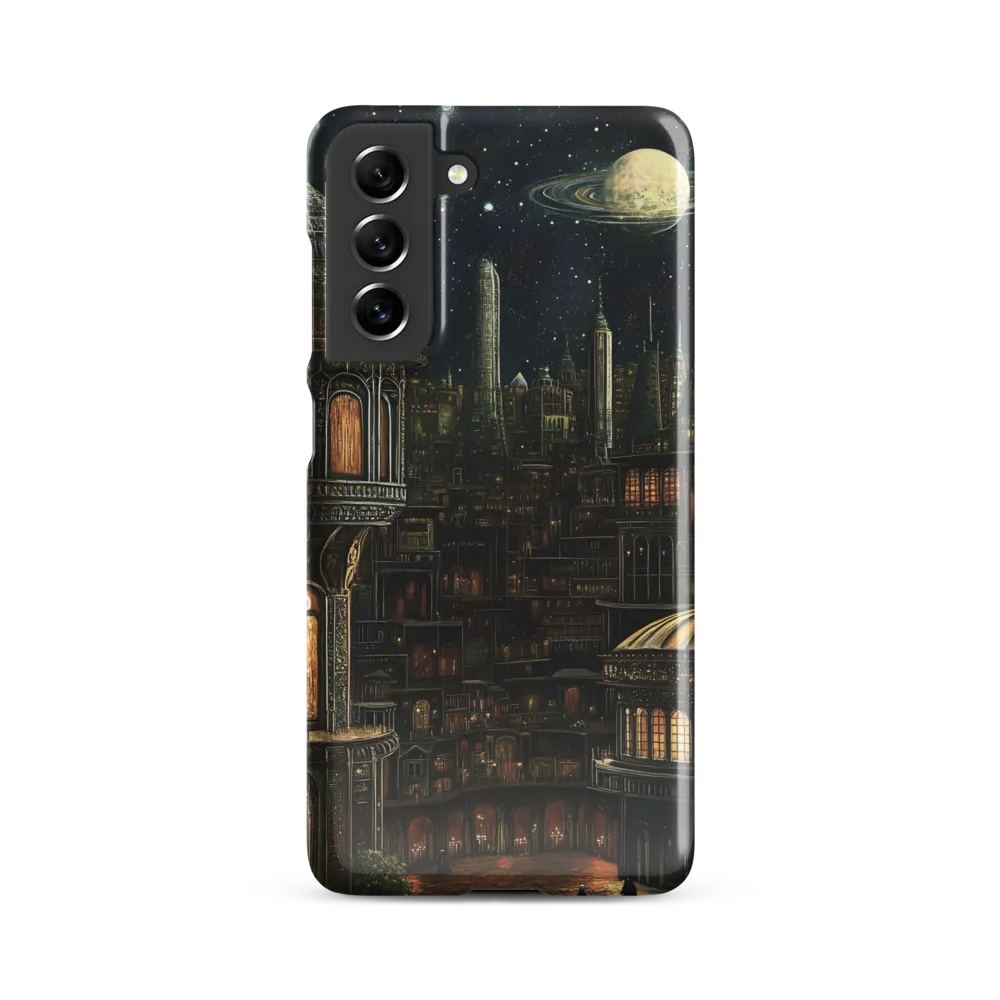Celestial Enigma: A Surreal Cityscape