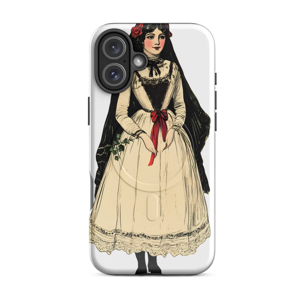 Elegance in Tradition: A Folk Portrait