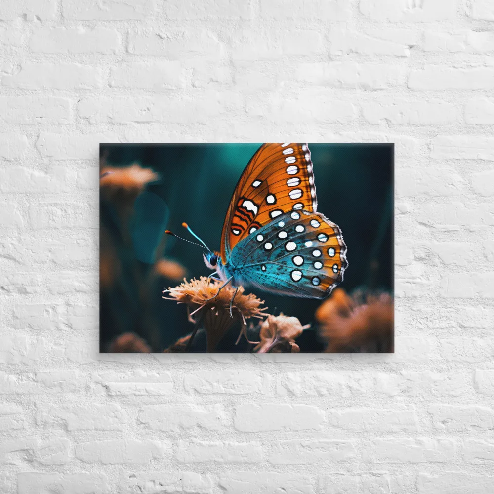 Whispers of Color: The Butterfly's Embrace