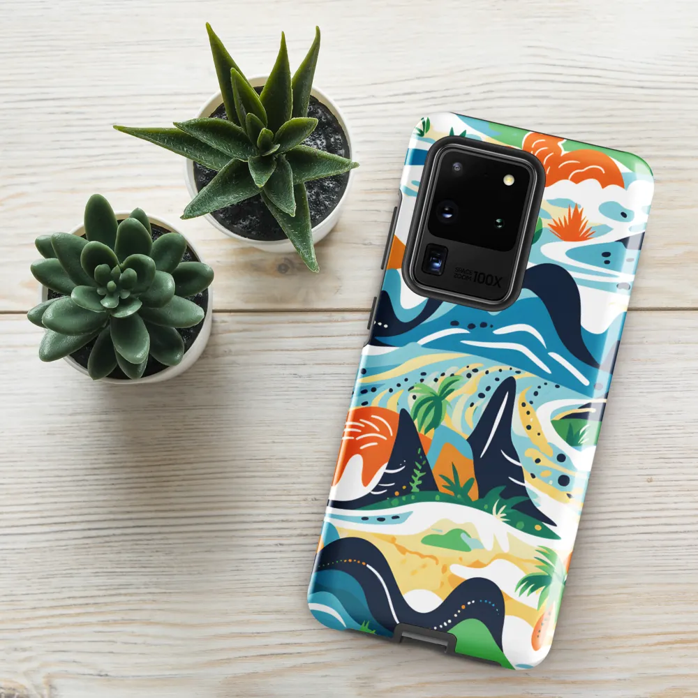 Abstract Tropical Landscape