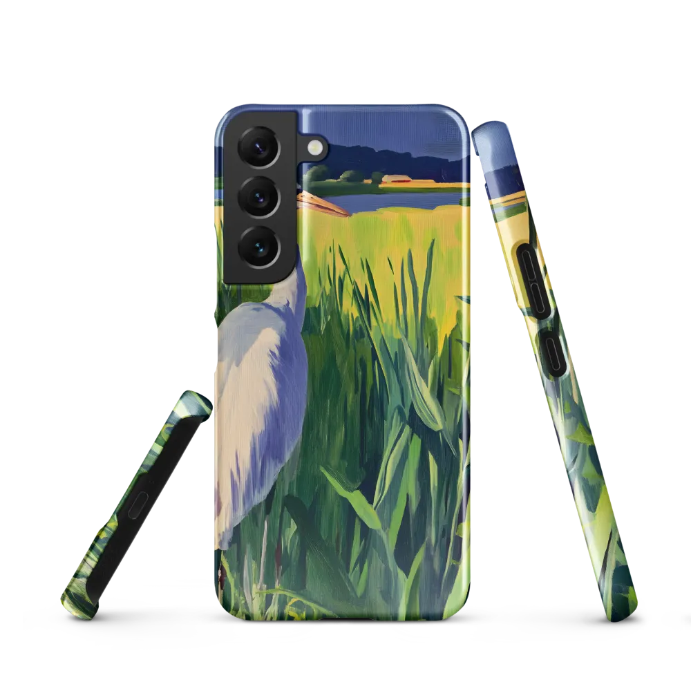 Graceful Presence: The Heron in the Meadow