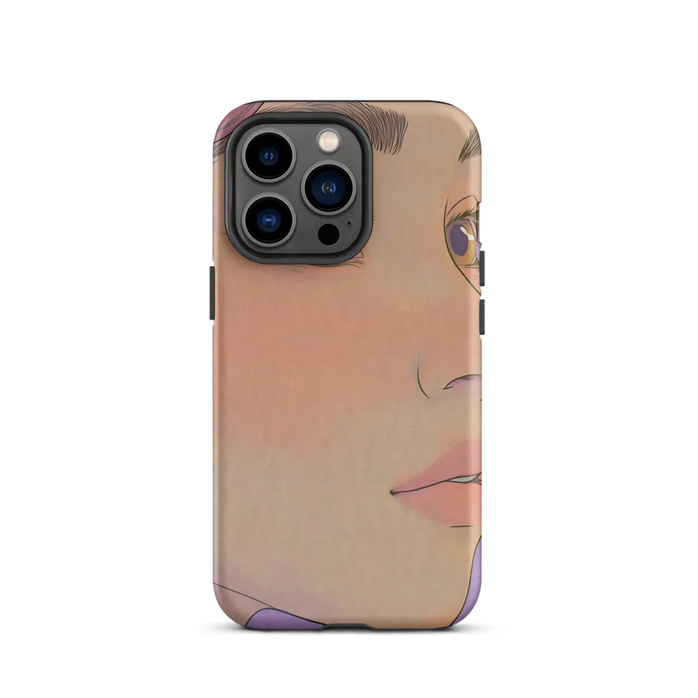 Profile Gaze (Pastel Study)