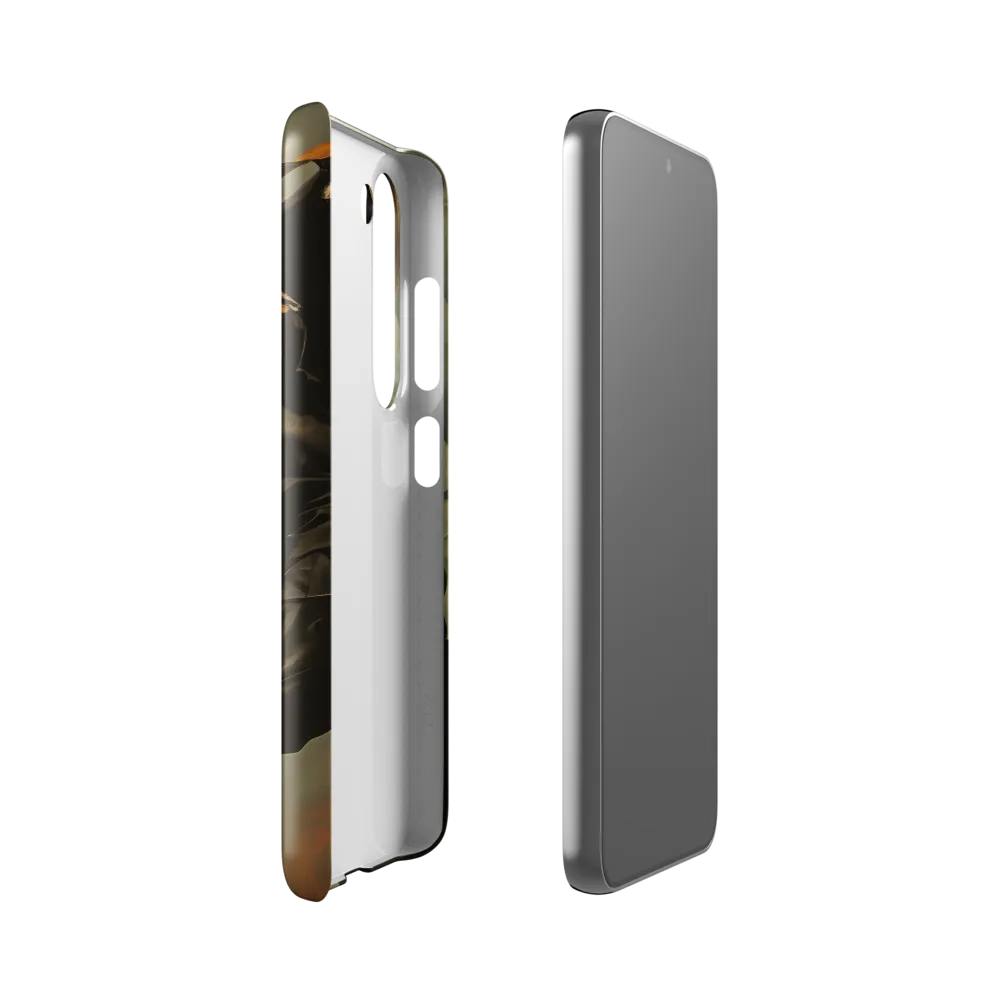 Ethereal Explorer: The Enigmatic Astronaut | Phone Case |  S23 | Snap Case | Glossy