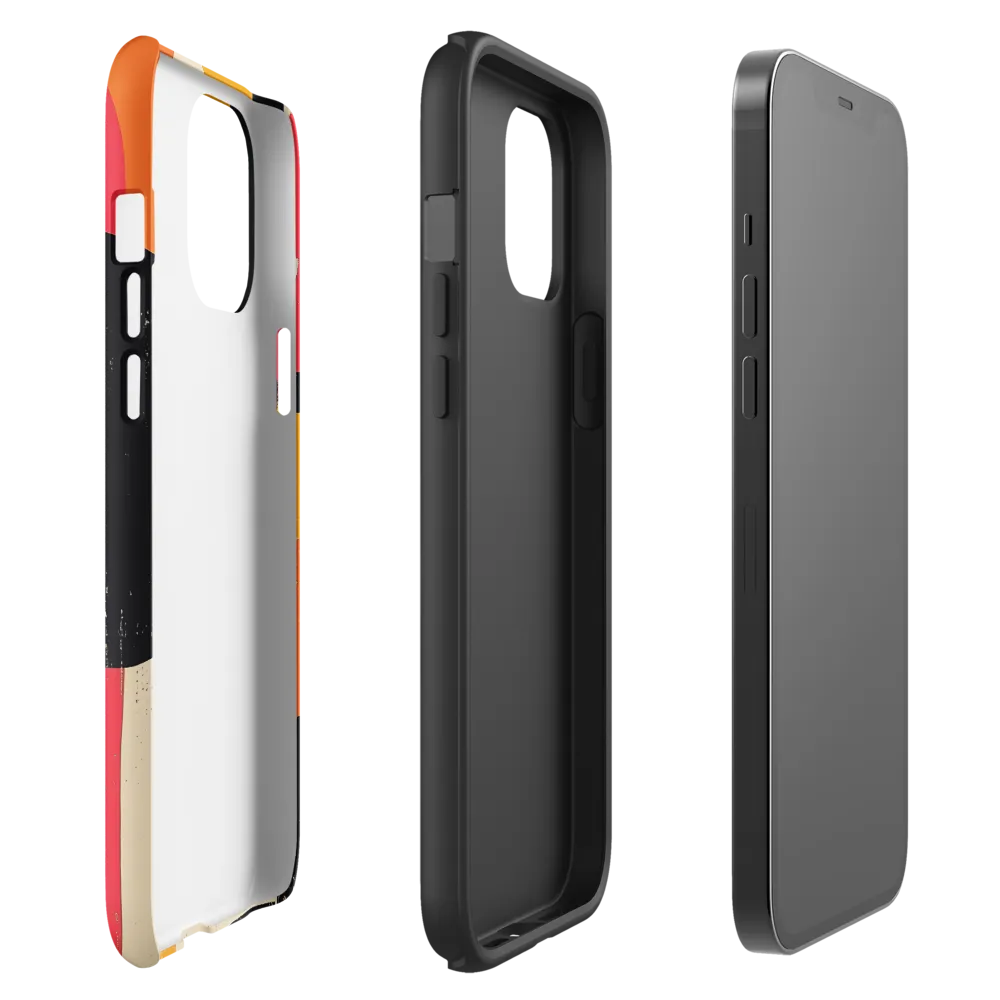 Colorful Curves: Numbers in Harmony | Phone Case |  12 Pro Max | Tough Case | Matte