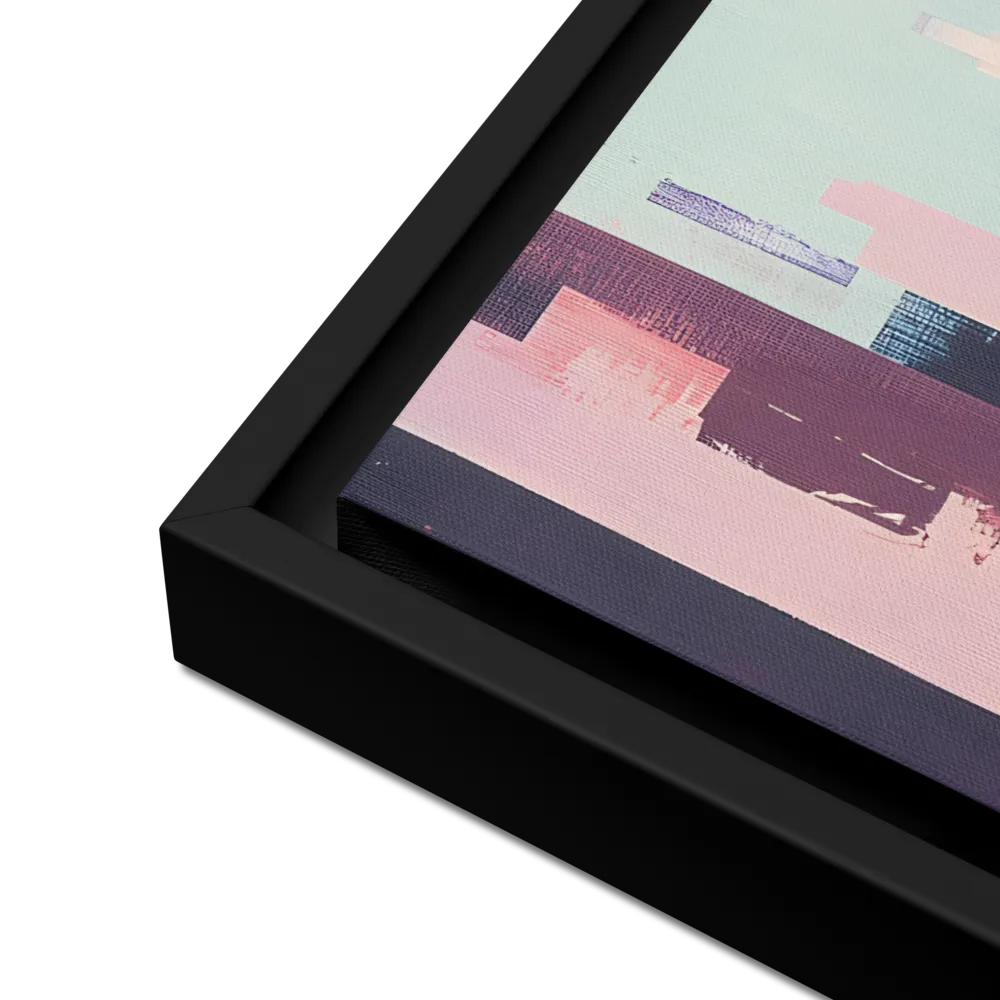 Tranquil Cityscape | Canvas with Black Frame | 16″×20″