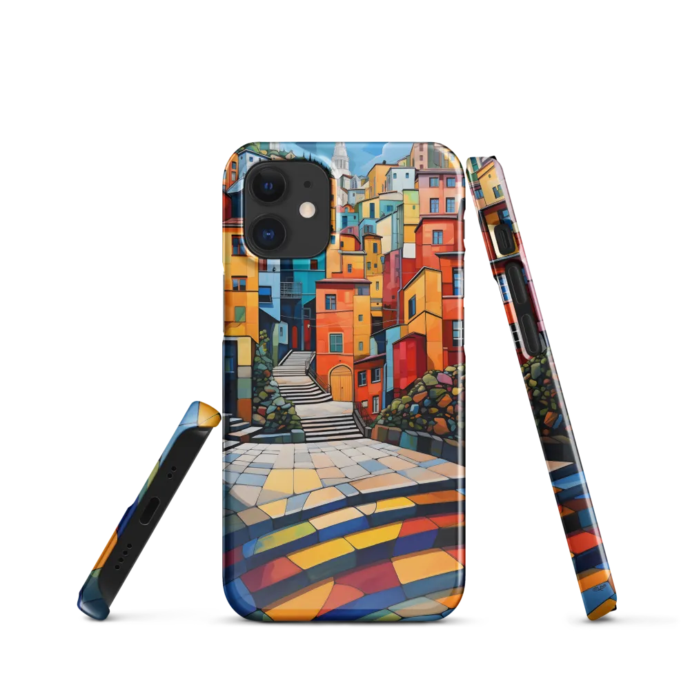 Vibrant Village: A Cubist Journey