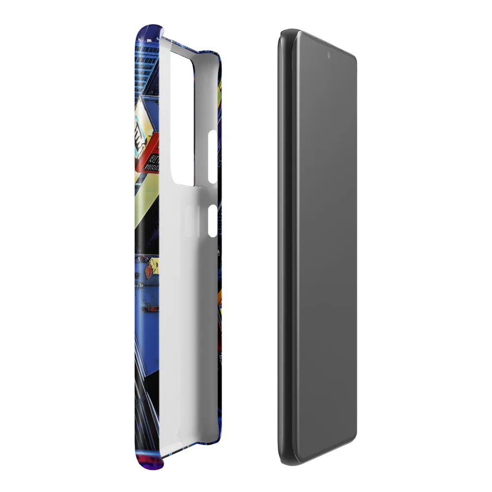 Urban Energies: Aerial View of the City | Phone Case |  S21 Ultra | Snap Case | Glossy