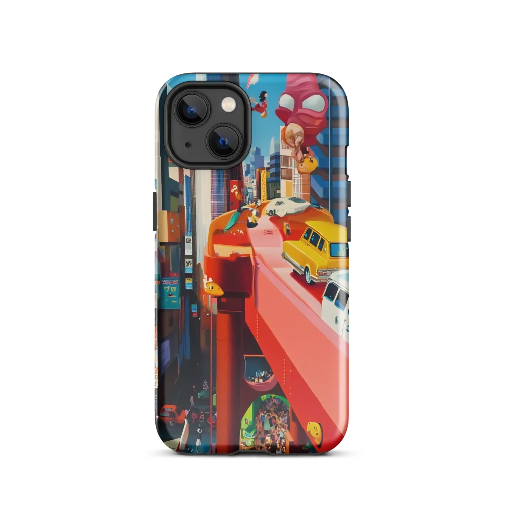 Urban Whimsy: A Colorful Cityscape