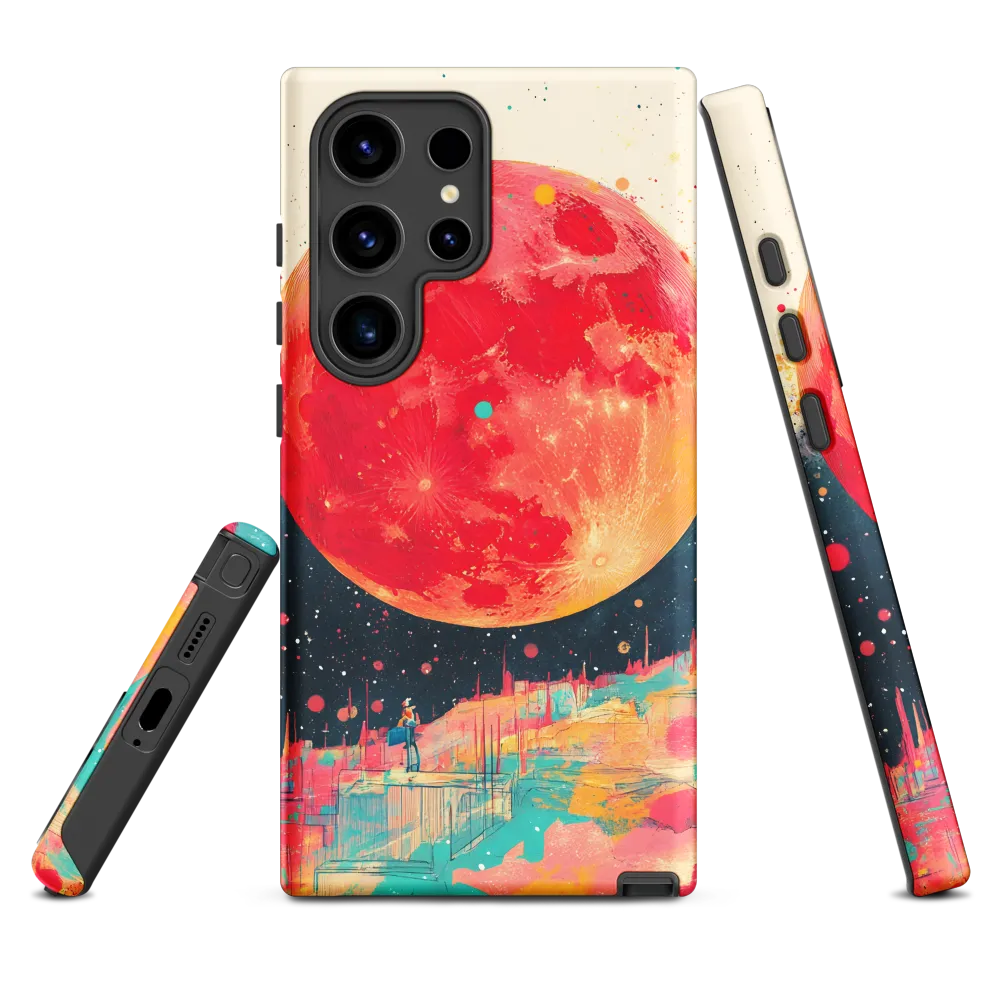 Crimson Dreams: A Lunar Exploration