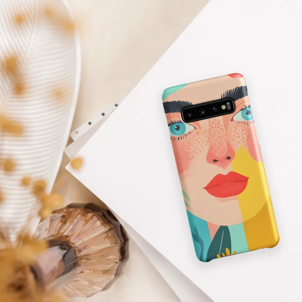 Floral Serenity: A Modern Portrait