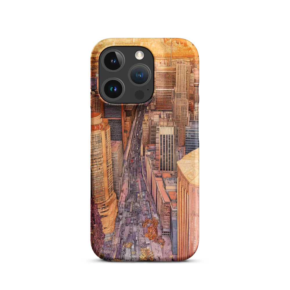 Mosaic Cityscape at Dusk