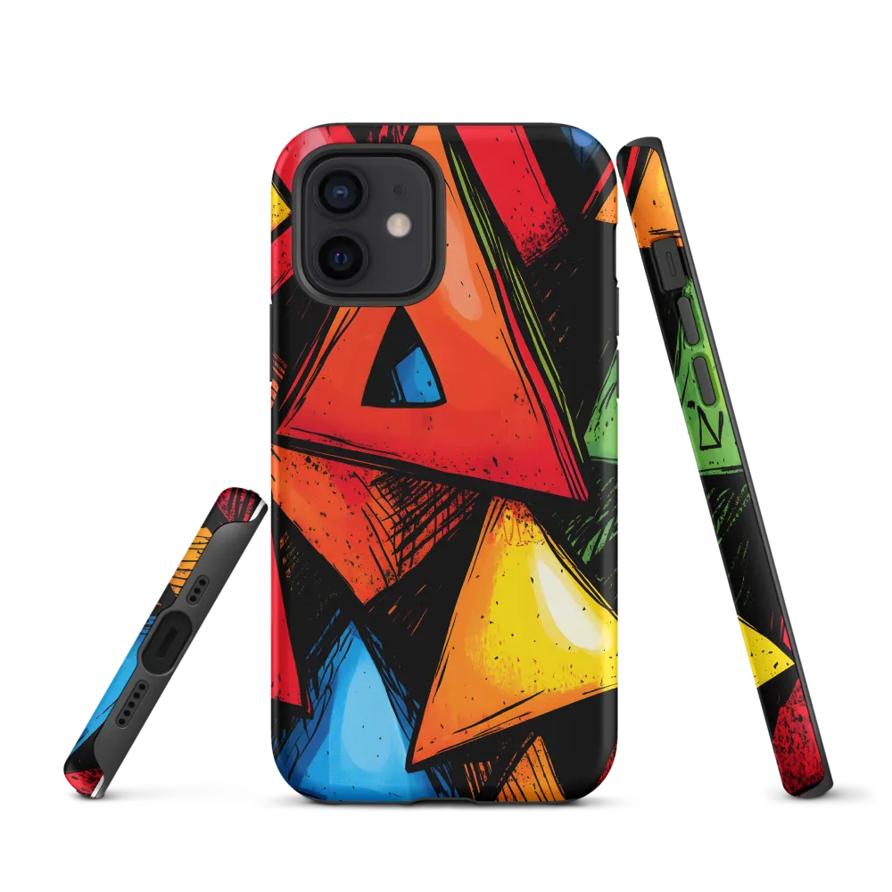 Vibrant Triangles in Abstract Harmony