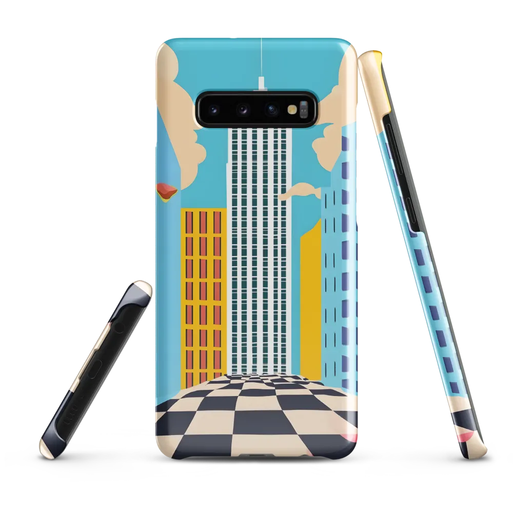 Vibrant Urban Dreamscape | Phone Case |  S10 Plus | Snap Case | Glossy