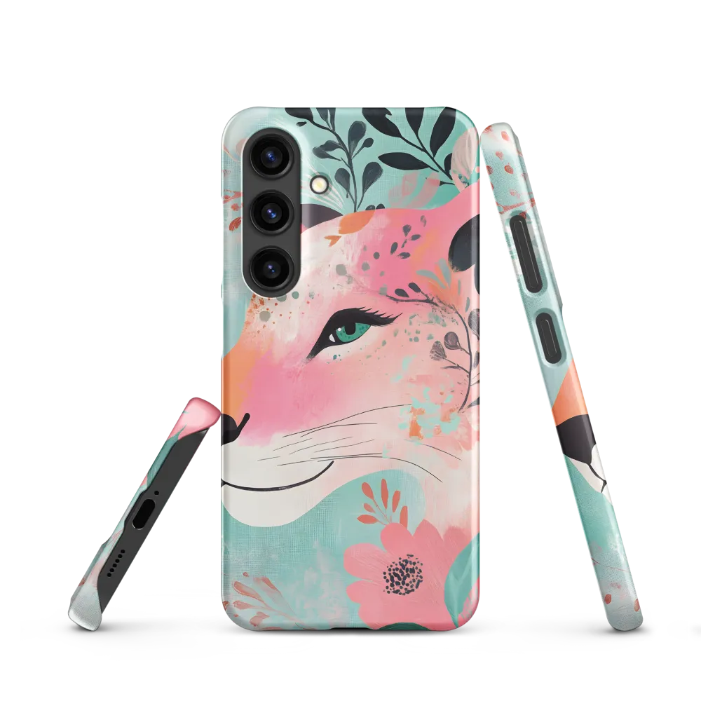 Whimsical Majesty: A Floral Lion