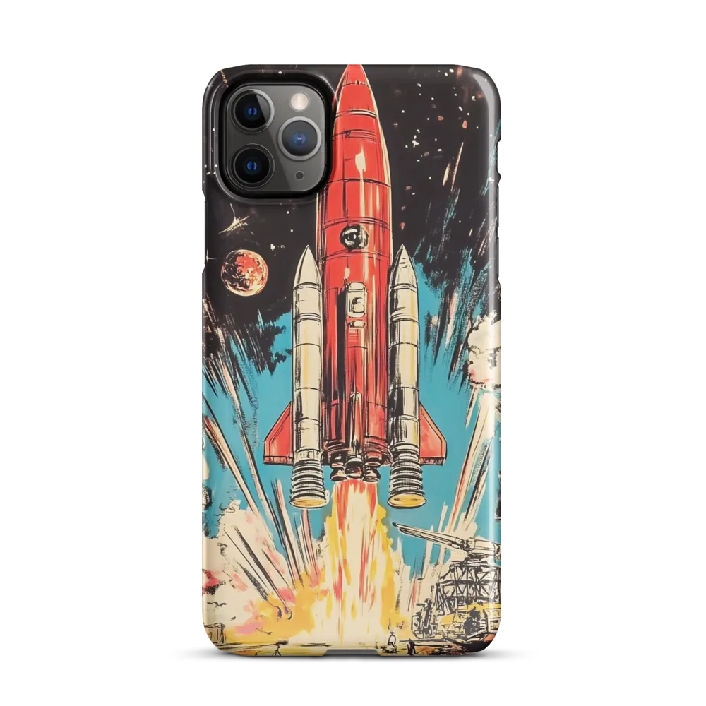 Ignition: A Retro Journey into Space | Phone Case |  11 Pro Max | Snap Case | Glossy