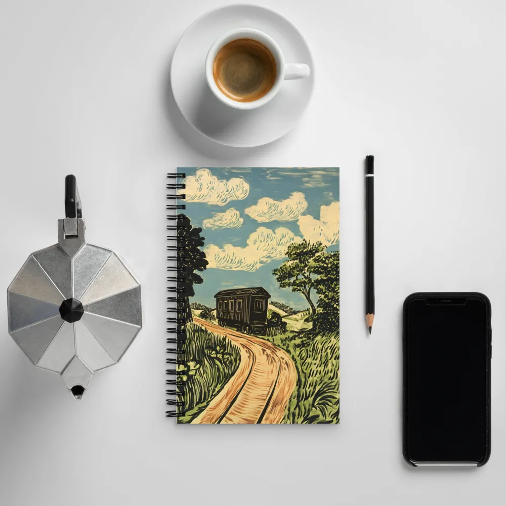 Nostalgia on the Rails | Spiral Notebook