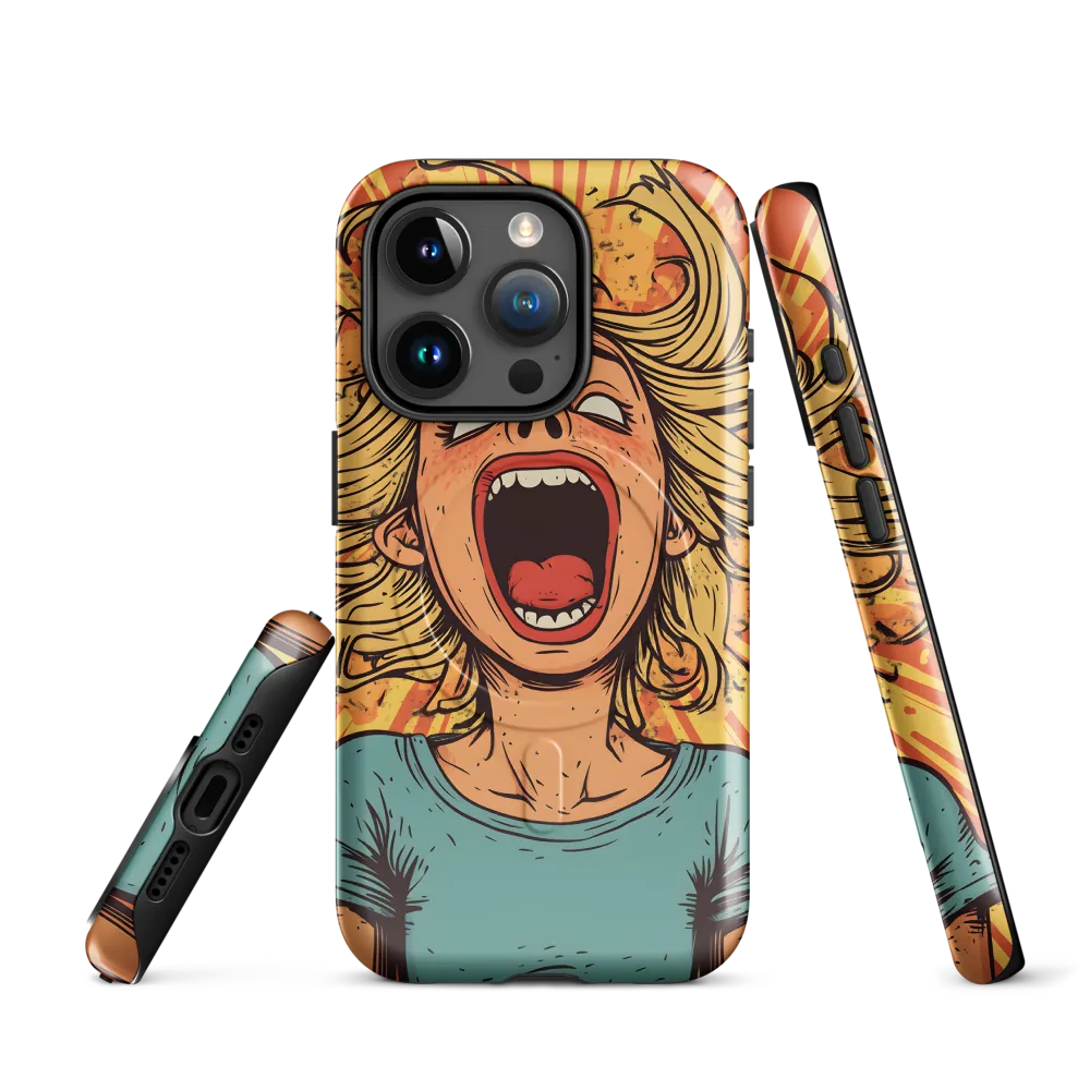 Unleashed Frustration | Phone Case |  15 Pro | MagSafe® Tough Case | Glossy