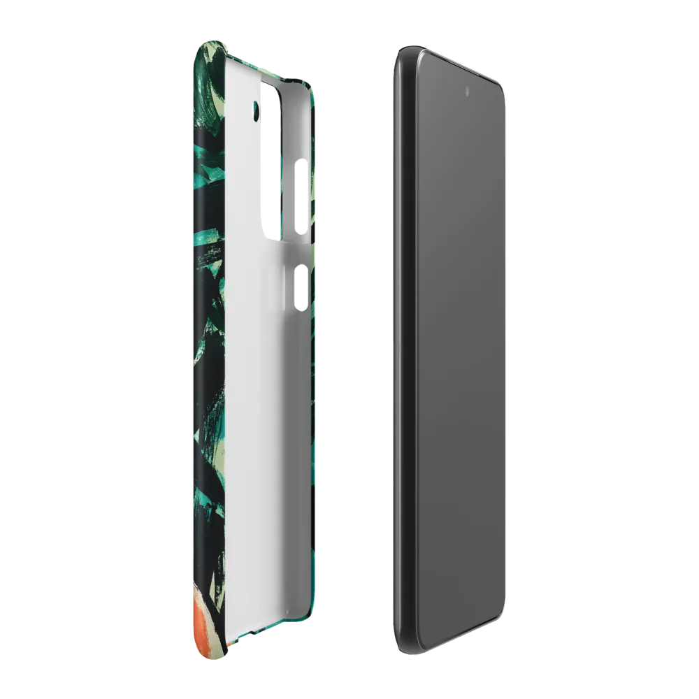 Curious Giraffe in Lush Greenery | Phone Case |  S21 Plus | Snap Case | Matte