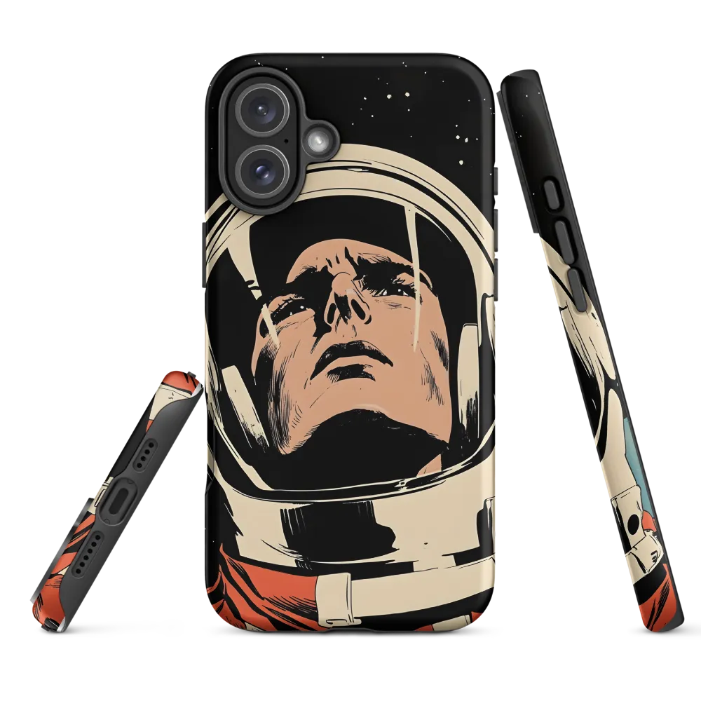 Gaze of the Astronaut | Phone Case |  16 Plus | Tough Case | Matte