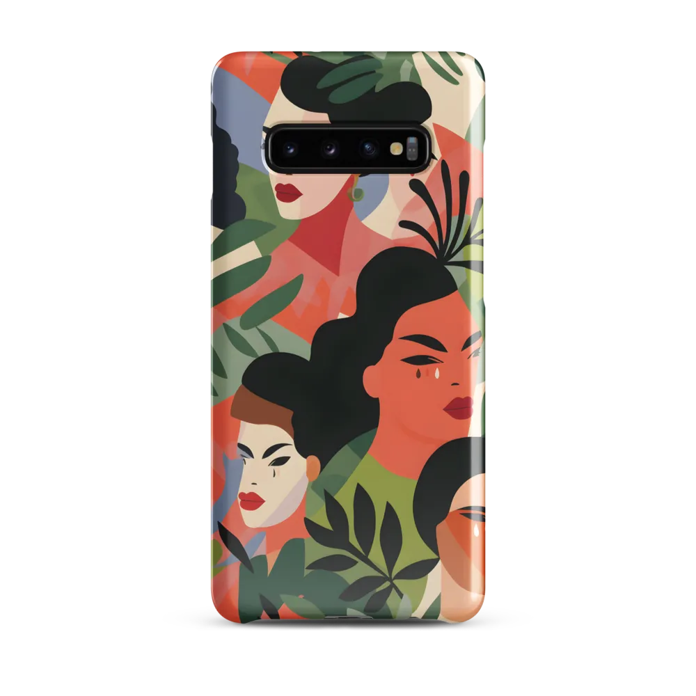 Harmony of Nature and Femininity | Phone Case |  S10 Plus | Snap Case | Glossy